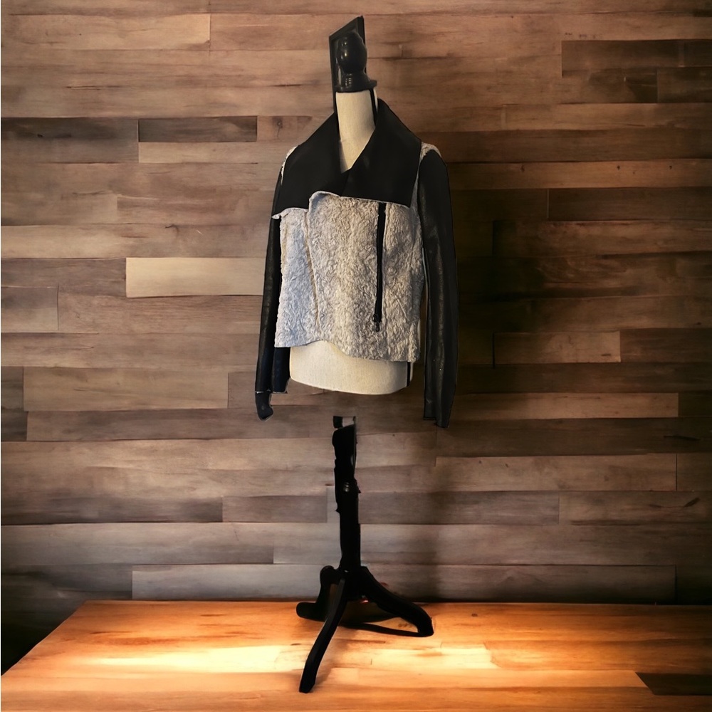 French Connection Shearling Leather Jacket - image 1